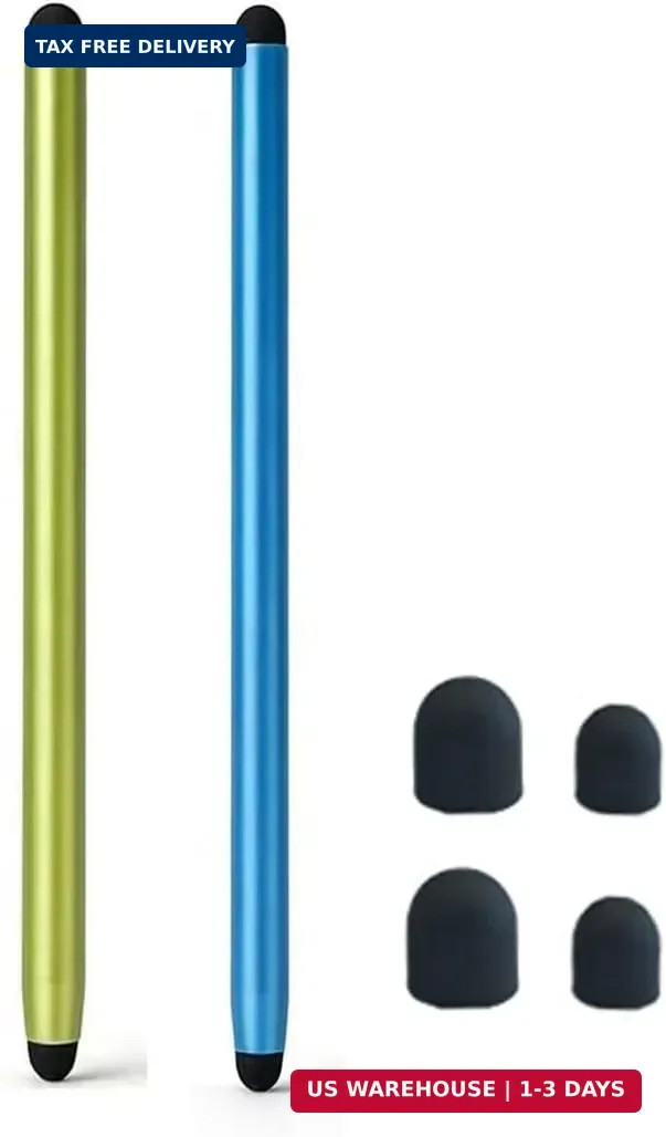 2PCS 2in1 Stylus Pen for Samsung Galaxy Tab A11 Tab A9+ / A8 / A7 / A7 Lite, Hig