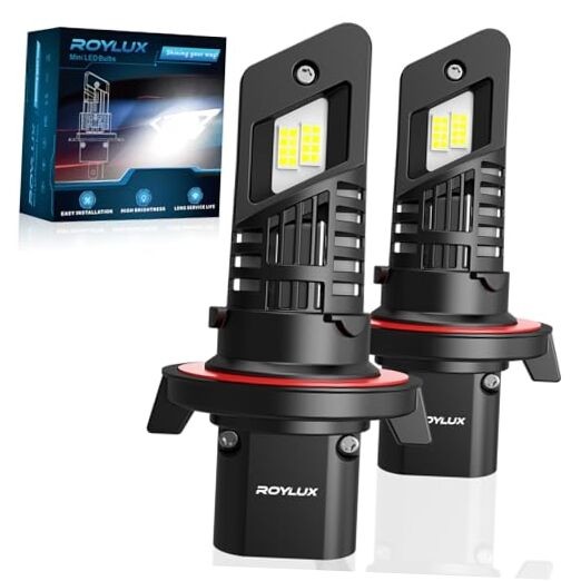 9008 Fog Light Bulbs, 20000LM 600% Brightness Canbus Ready Plug and Play H13