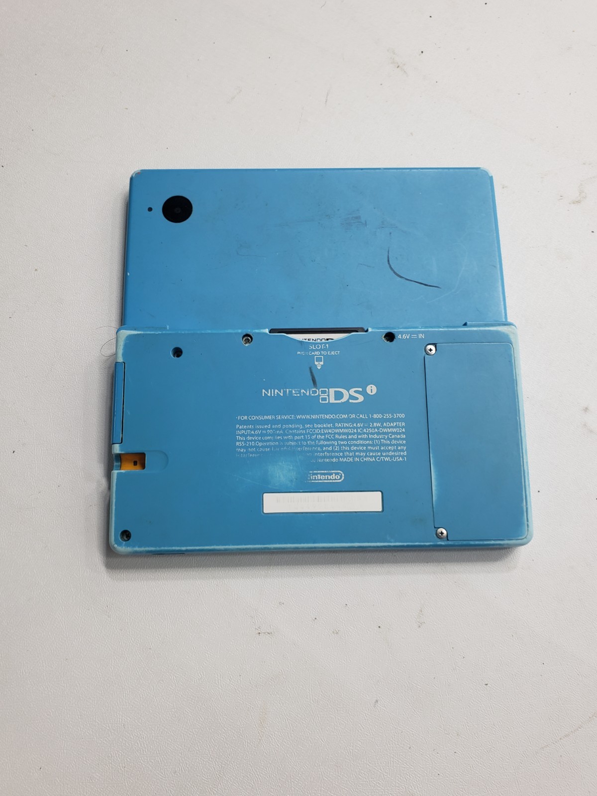 Nintendo DSi Blue Handheld Video Game Tested Working Camera Console Only