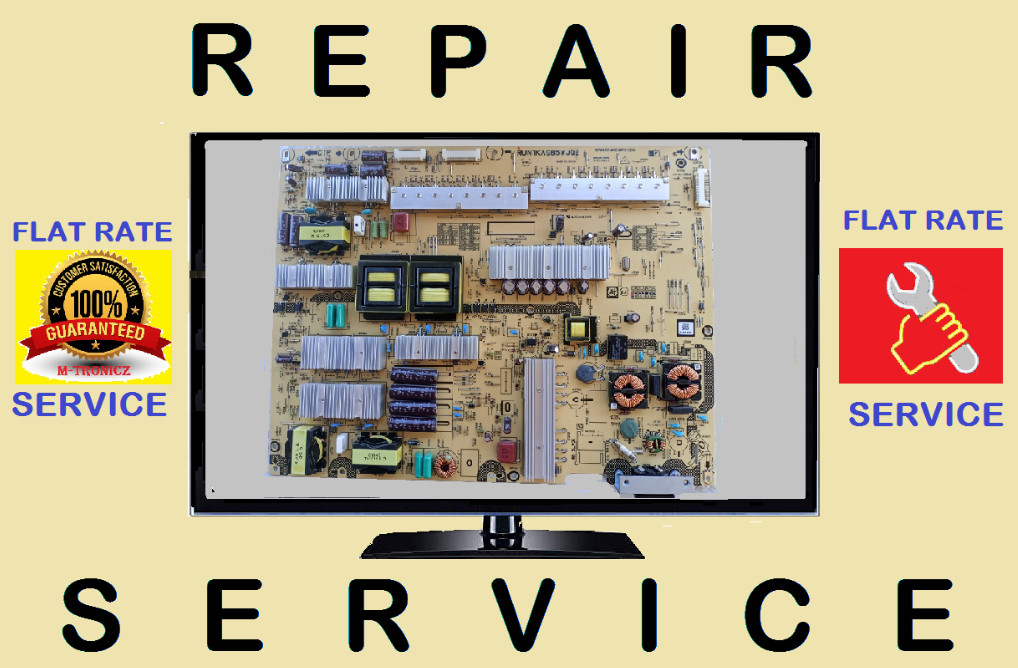 REPAIR SERVICE FOR SHARP LC-90LE745U  PDS-0883 RUNTKA985WJQZ  PSU  DEAD TV