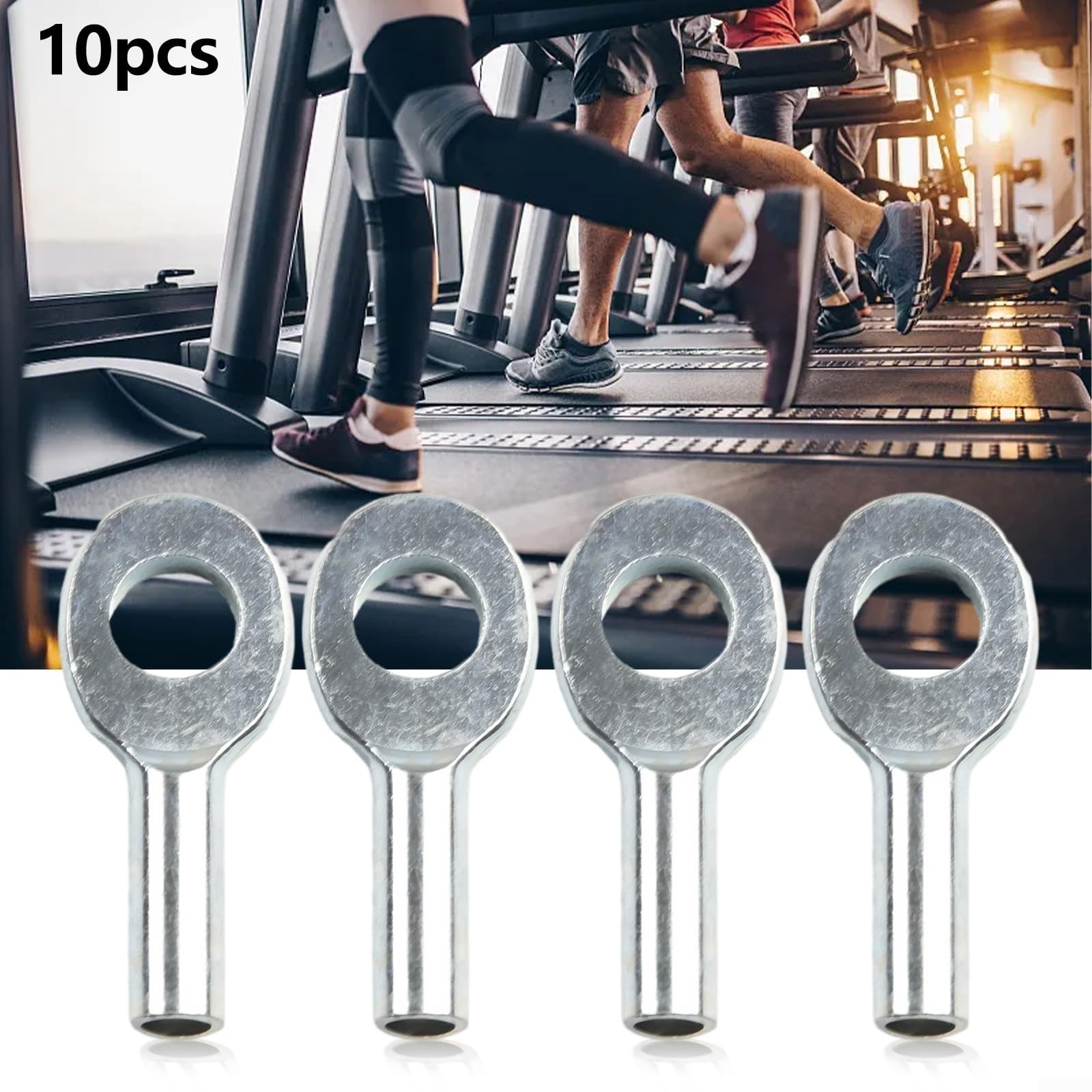 10 Pcs Gym Pulley Machine Cable Eyelet Terminal Interface Port Gym Machine Ac...