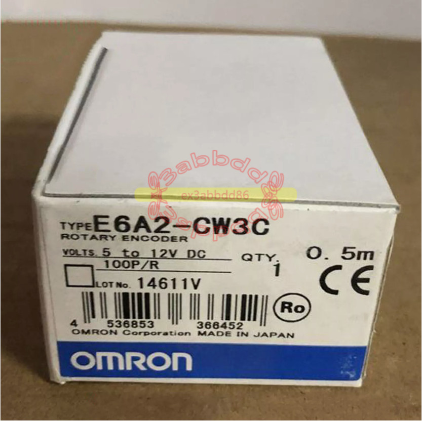 ONE OMRON rotary encoder E6A2-CW3C 100P/R NEW In Box
