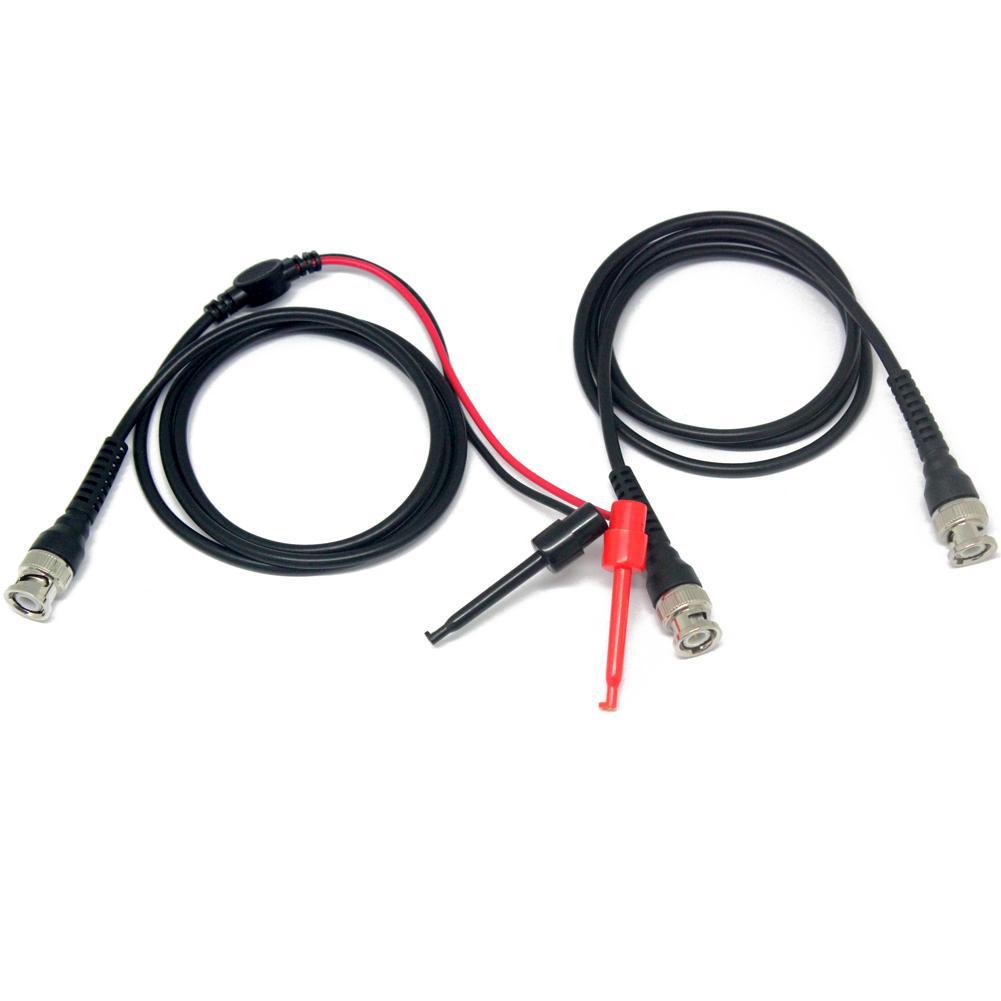 Aidetek BNC On 50 Ohm RG58C/U Cable And Test Clips (Red+Black) to BNC Male P1031