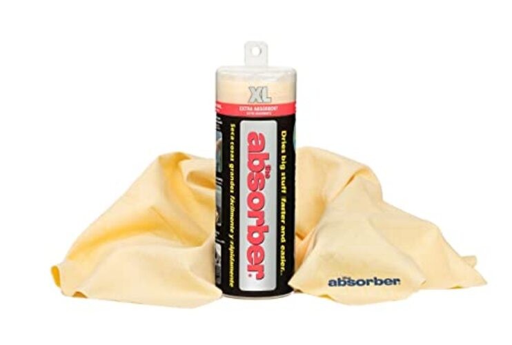 the absorber XL 29-Inch x 18-Inch (Tan) - Synthetic Premium Drying Natural