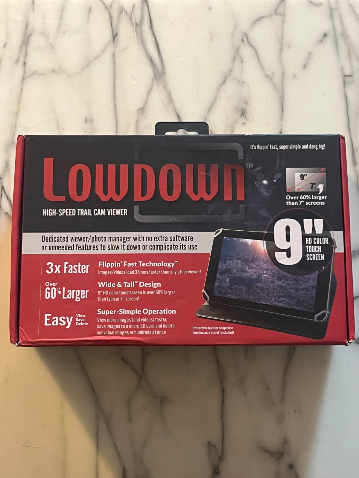 Lowdown High Speed Trail Camera Image and Video Viewer 9" HD Screen NEW WORKS