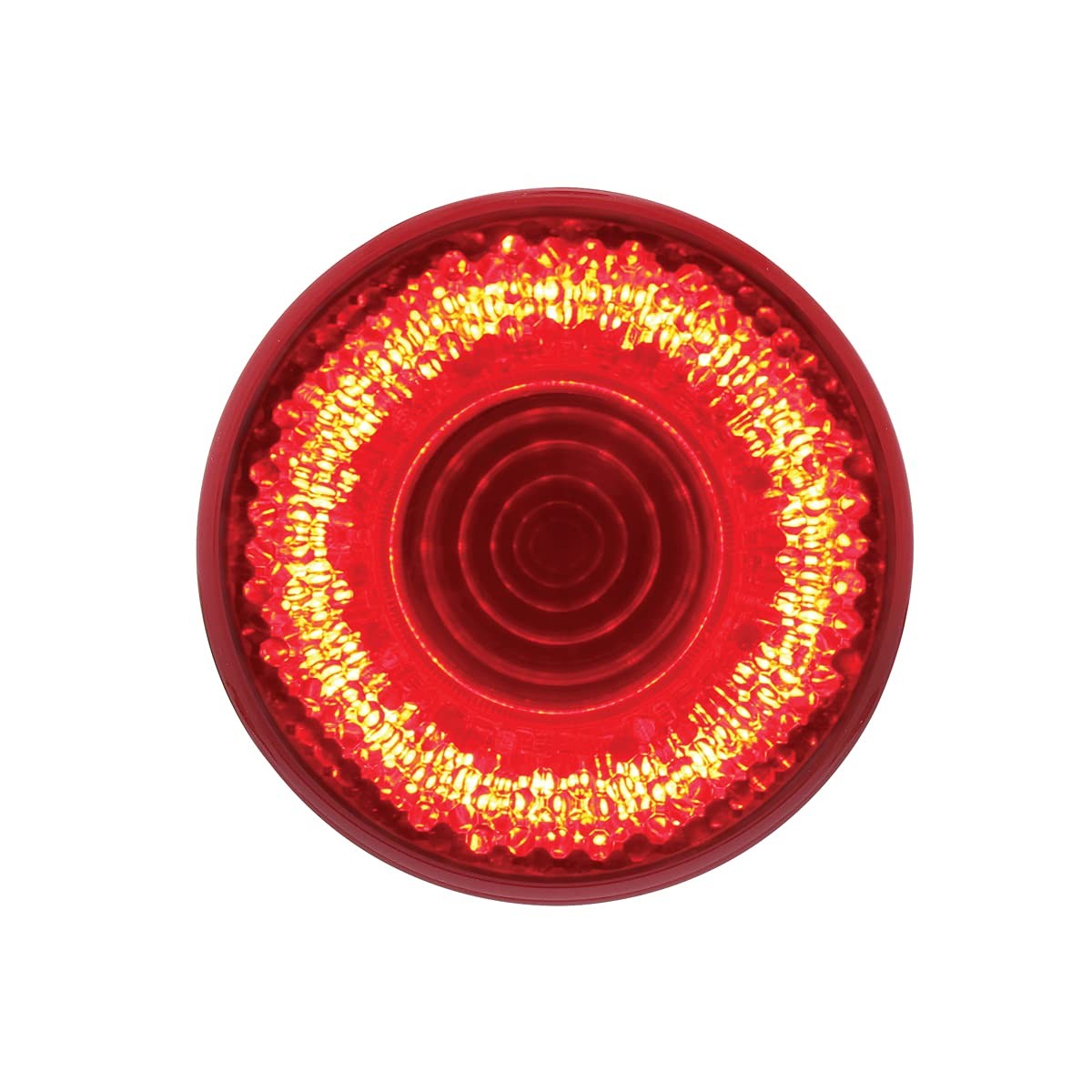 9 LED 2" Mirage Clearance/Marker Light - Red LED/Red Lens, 36525
