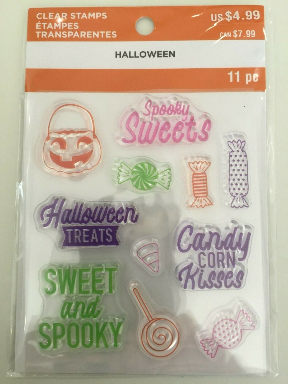 Treats Clear Stamps by Recollections Halloween New