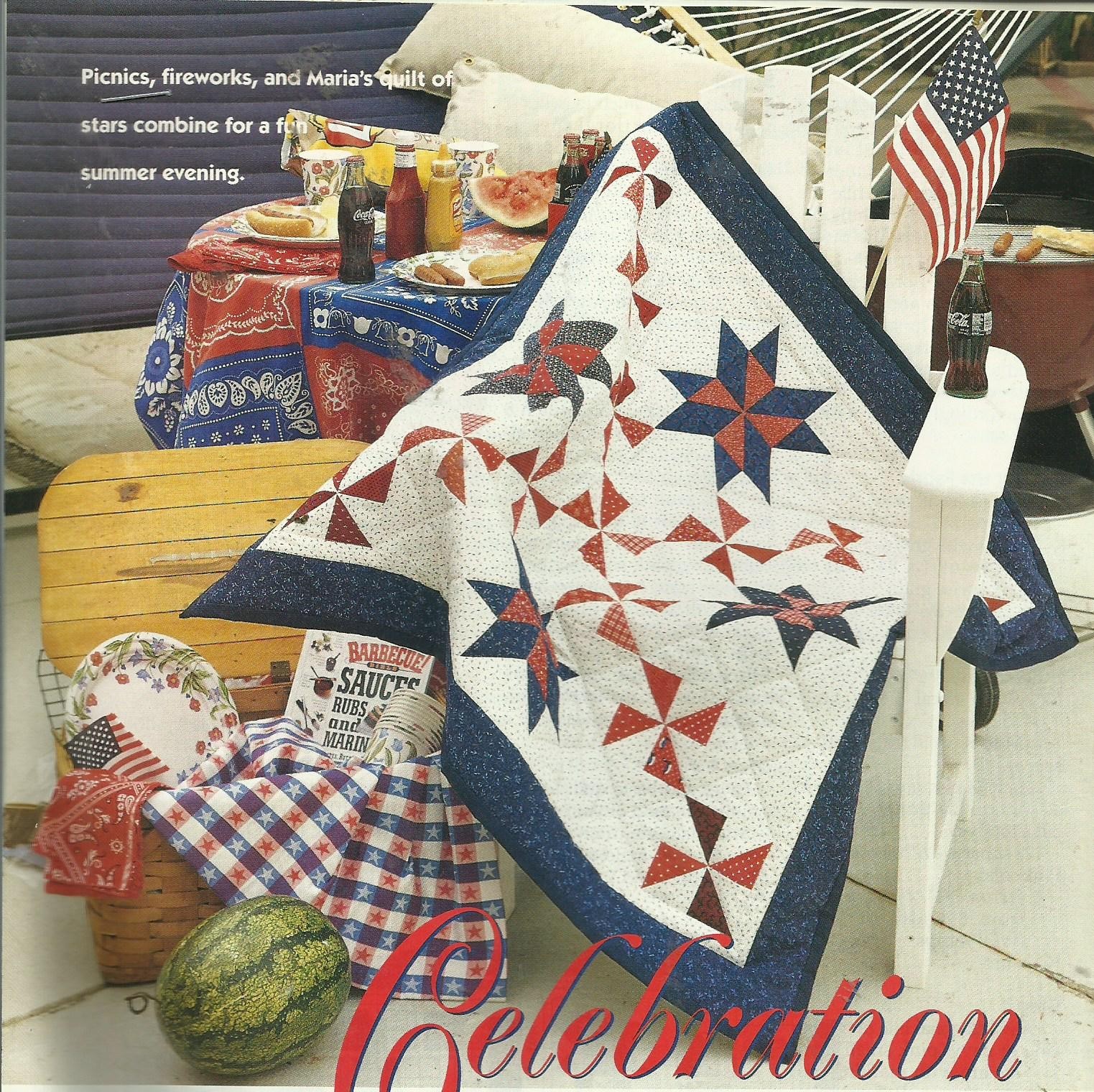 D0138  CELEBRATION  QUILT PATTERN/INSTRUCTIONS