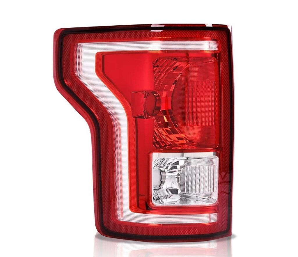 Halogen Tail Light Assembly For 2015 2016 2017 Ford F-150 F150 Left Side W/ Bulb