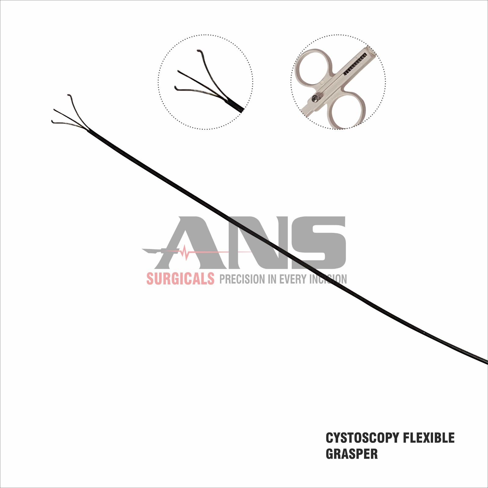 ANS Cystoscopy Flexible Grasper 3Fr / 63cm