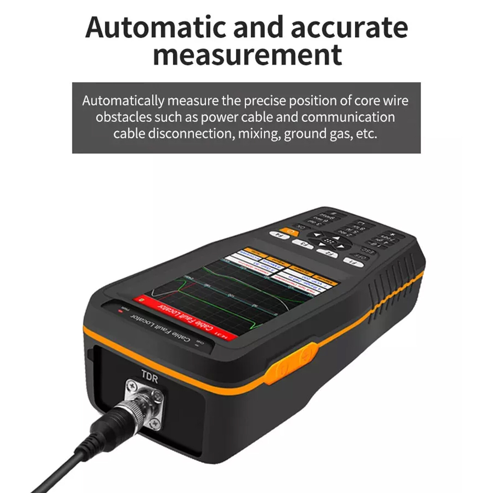 2km~4km Short Circuit Fault Indicator TDR Cable Fault Locator Tester Detectors