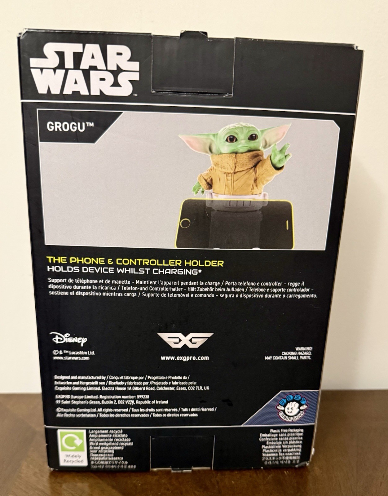 NEW🎮Star Wars/Mandalorian Grogu Cable Guys Phone & Controller Holder Tech Stand