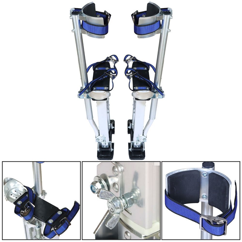 Aluminum Stilt Silver Drywall Painting Stilts For Painter Taping Tool 15" - 23"