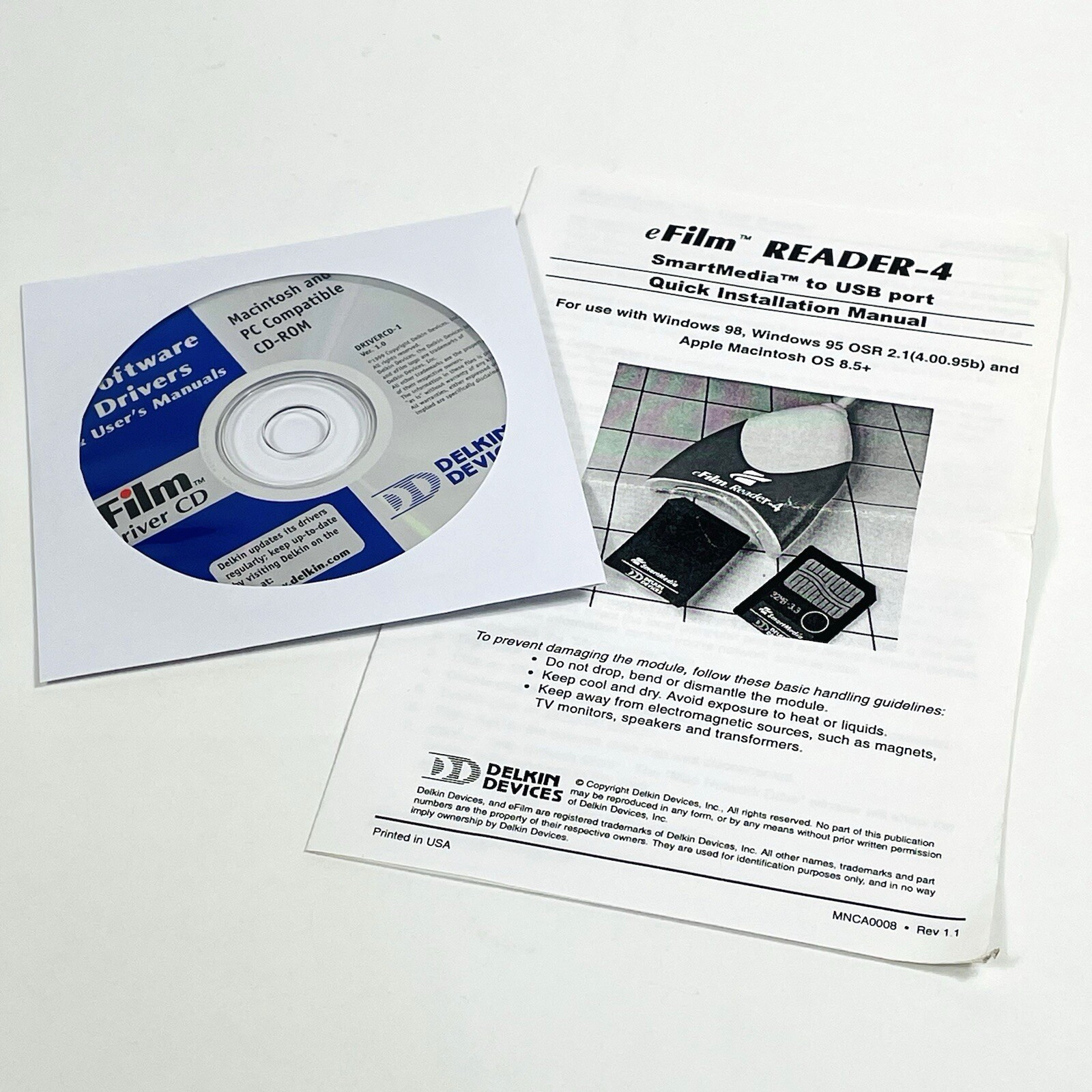 eFilm Reader 4 Driver CD and installation manual for Macintosh and PC