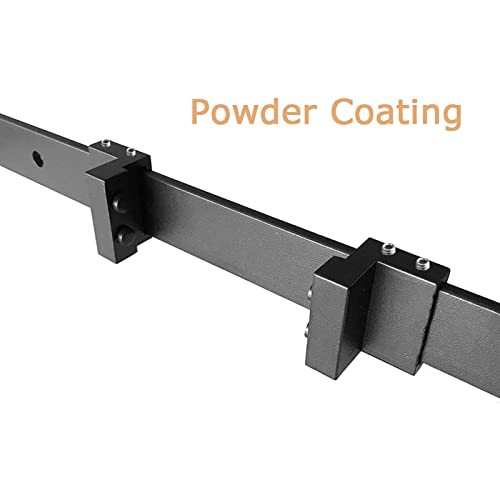 2PCS Barn Door Stopper, Sliding Door Hardware Accessory for Flat Track, BK |