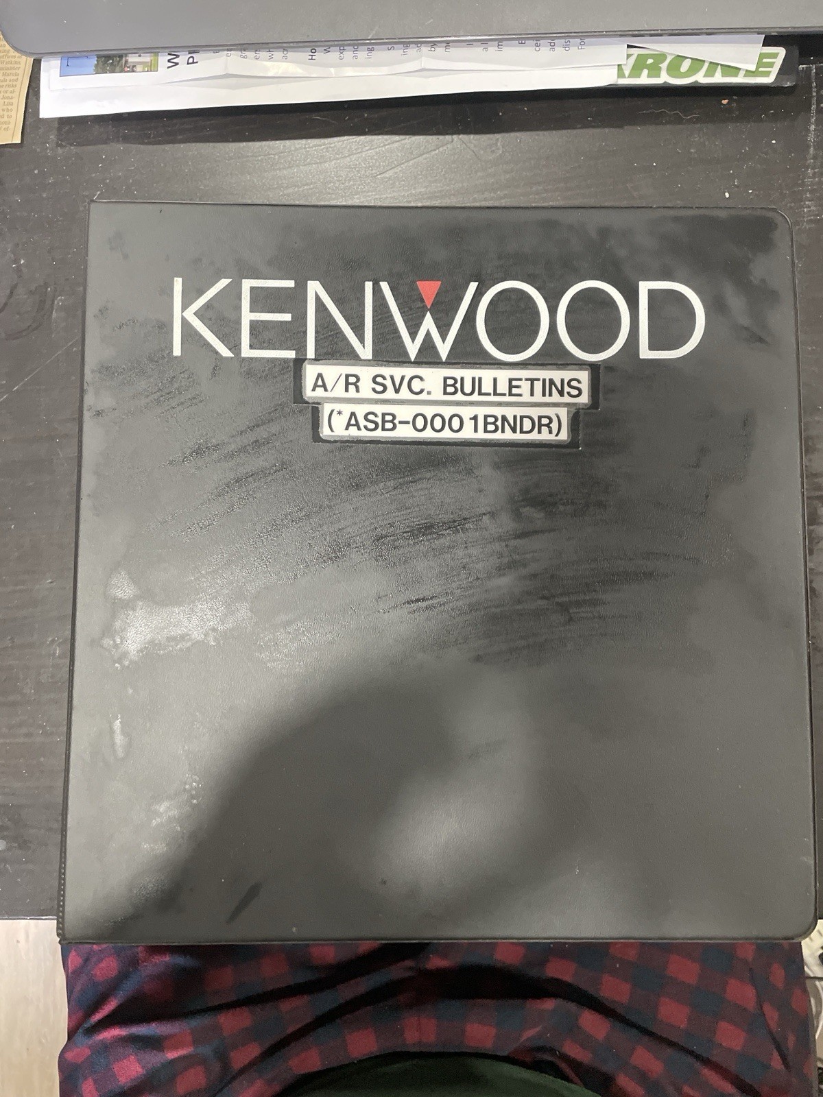 Kenwood A/R Service Bulletins Binder ASB-0001BNDR Radio Service Manual Large