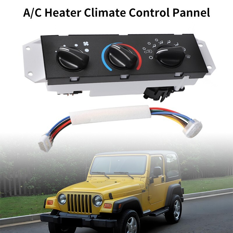 For Jeep Wrangler TJ 1999-04 55037473AB Heat Fan Climate Control Switch with AC