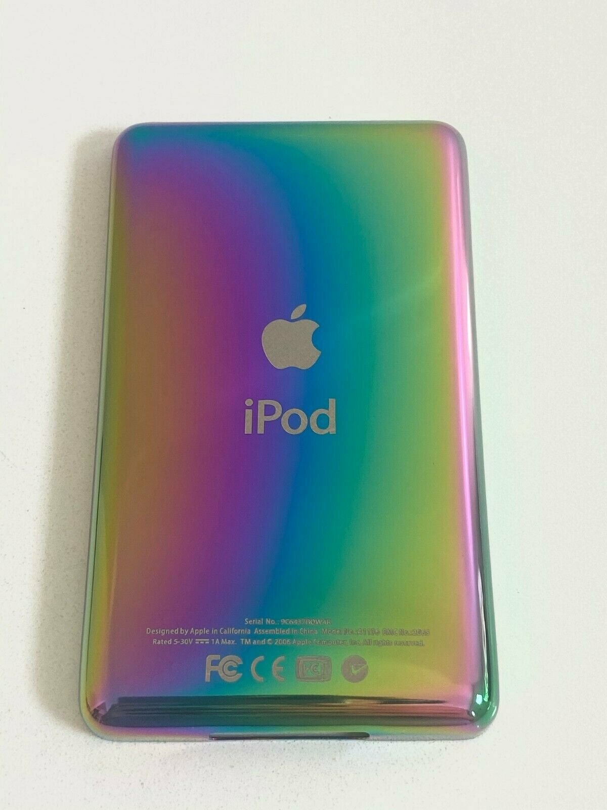 Replacement Back Plate Apple iPod Classic 6th 7th Housing Rear Thin Rainbow