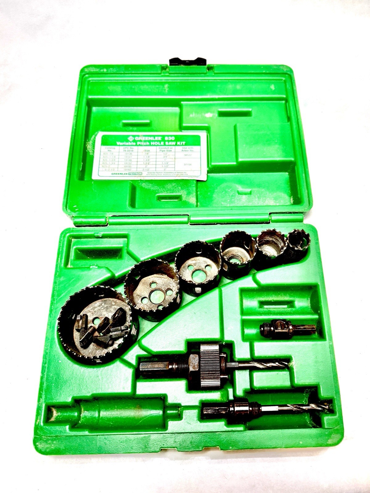 Greenlee 830 Variable Pitch Hole Saw