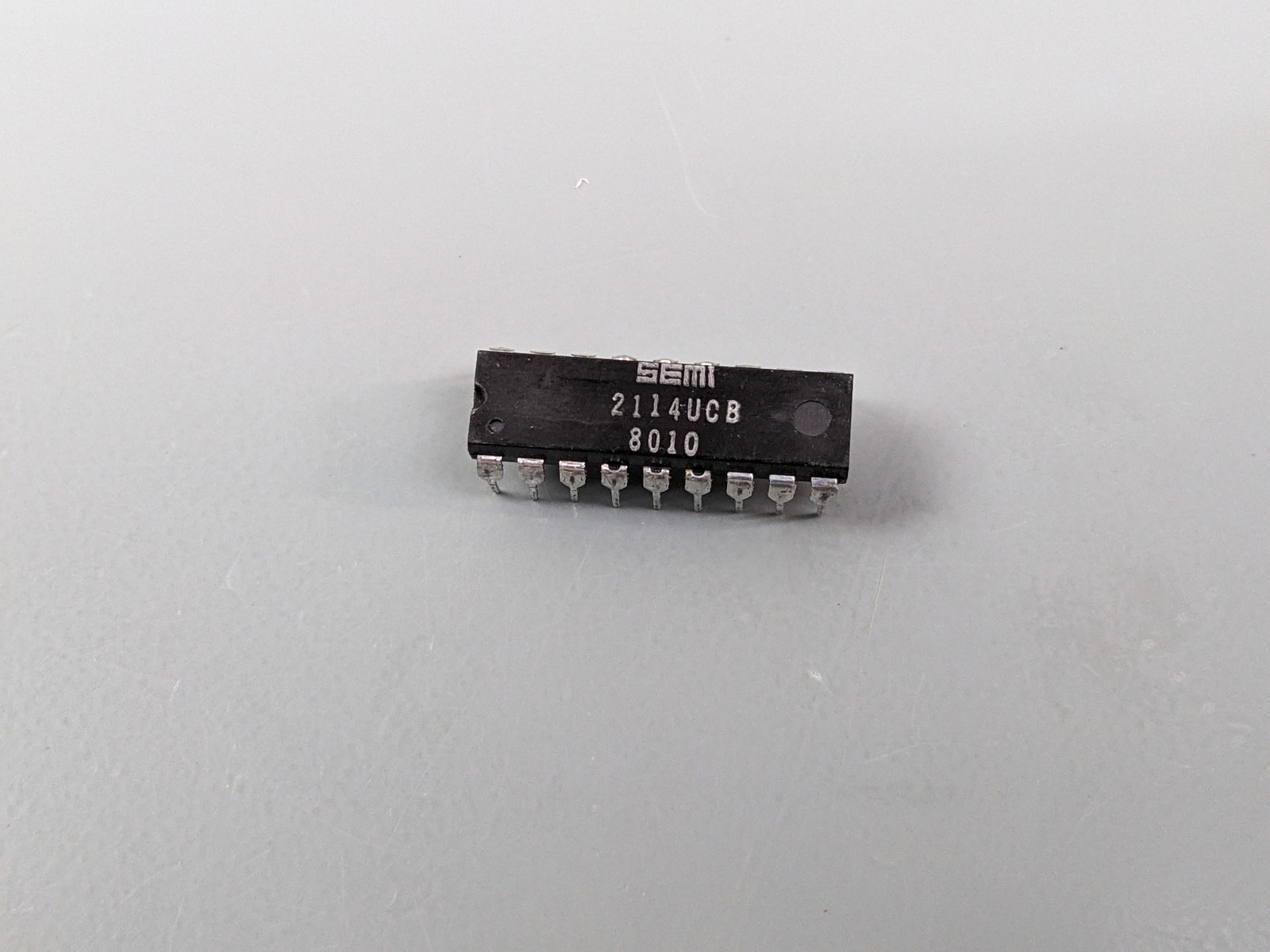 (4) SEMI 2114UCB 1024x4 SRAM (1Kx4, 2114) ICs ~ Tested Good