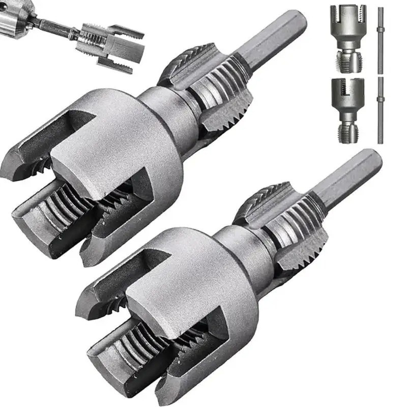 Integrated Internal & External Pipe Threading-Tool PVC Pipe Threader Kit