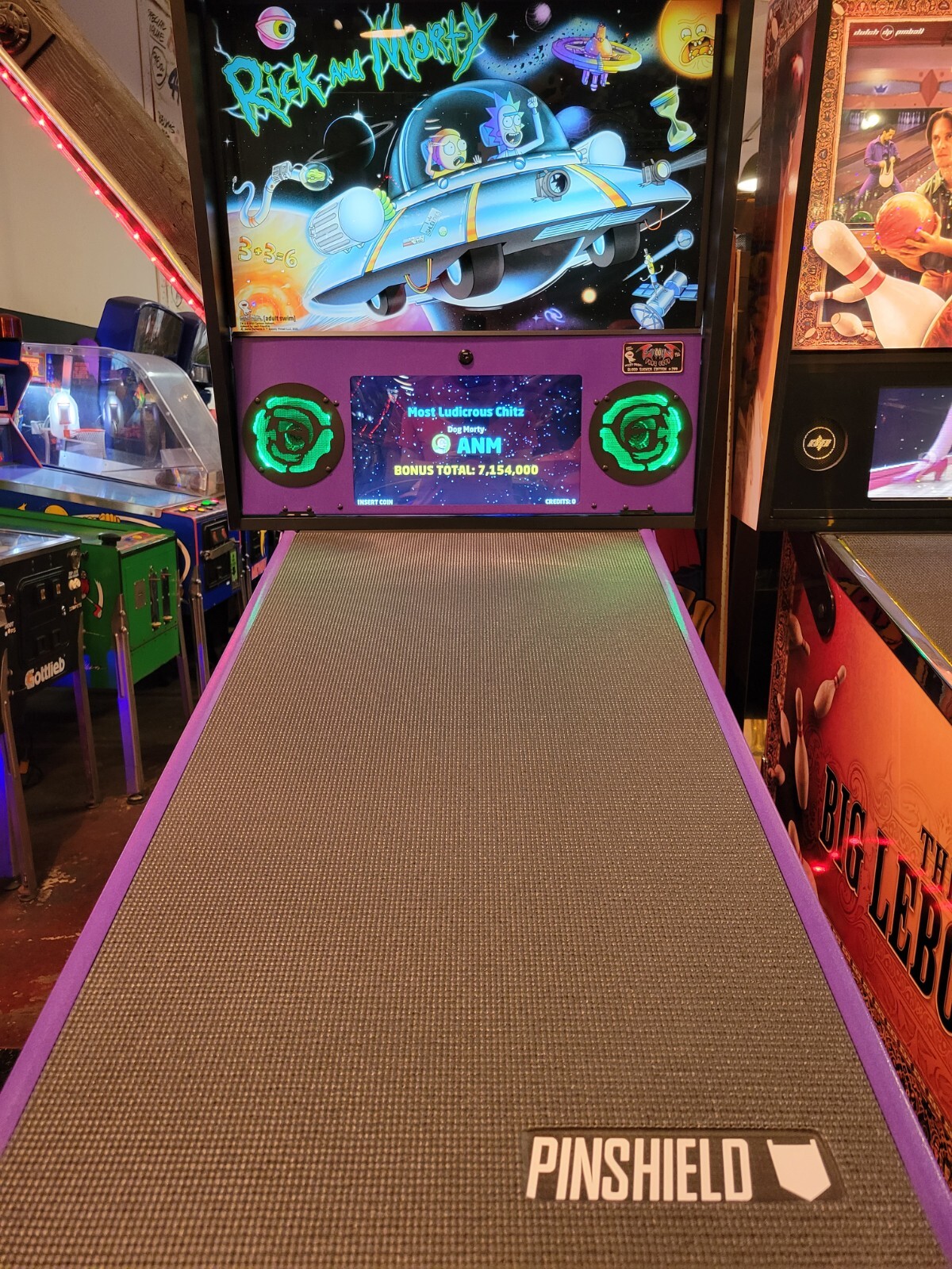 PinShield - Glass & Playfield Protection Pinball Machine Mat Standard Black 5x
