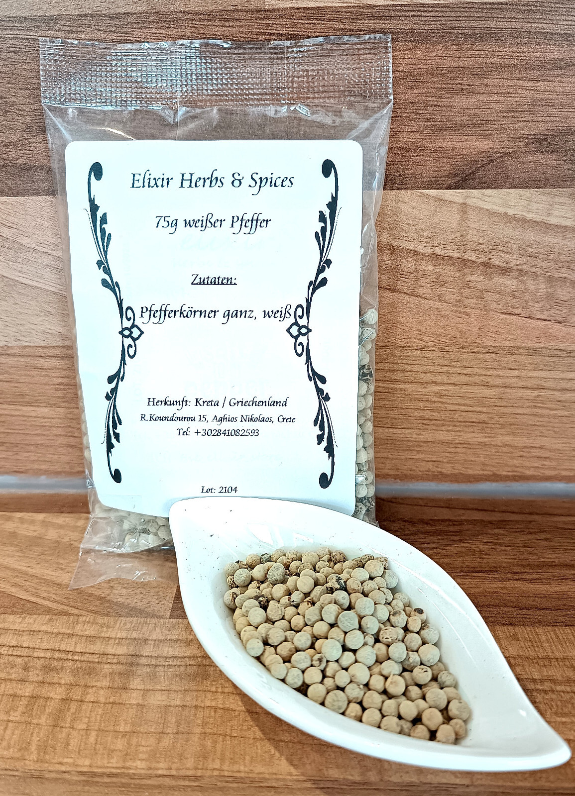 Greek Peppercorns Whole White Red Black Set Elixir Herbs & Spices #79