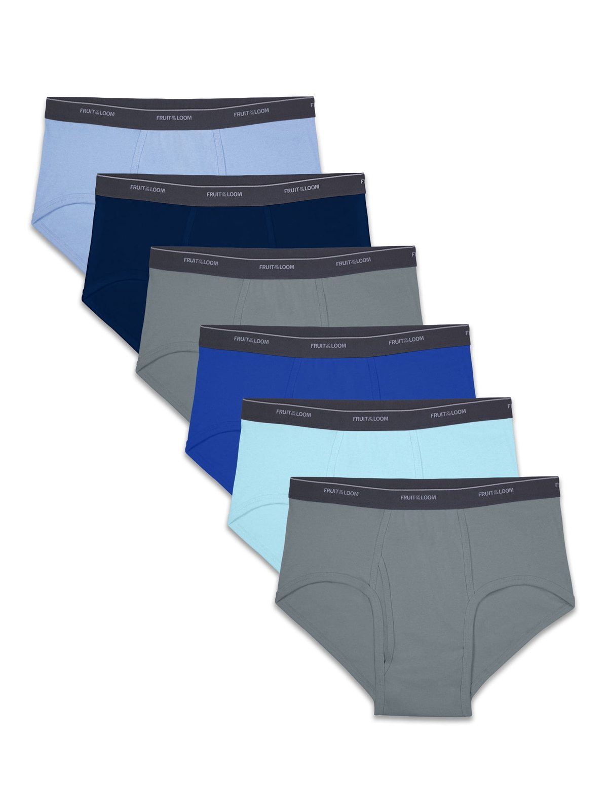 Fruit of the Loom Men's Fashion Briefs, 6 Pack FREE SHIPPING!