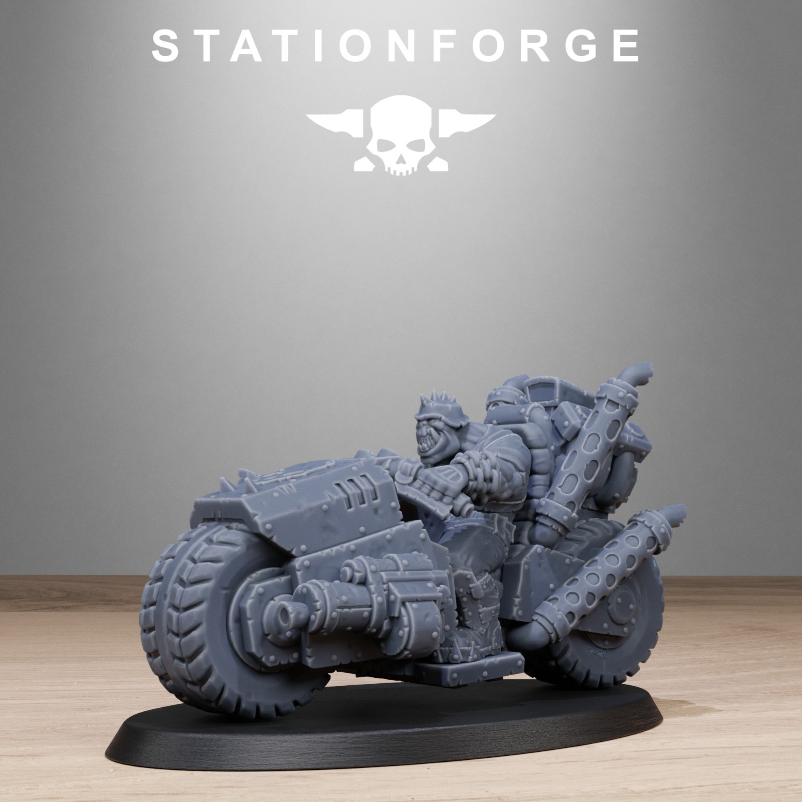 Orkaz Bikers from Station Forge 32mm scale.