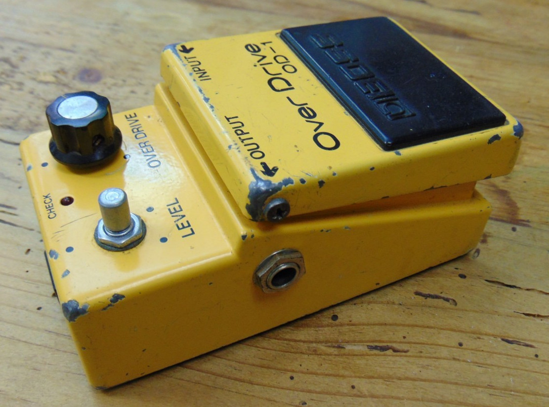 BOSS OD-1 Distortion Guitar Effects Pedal JRC4558D Used