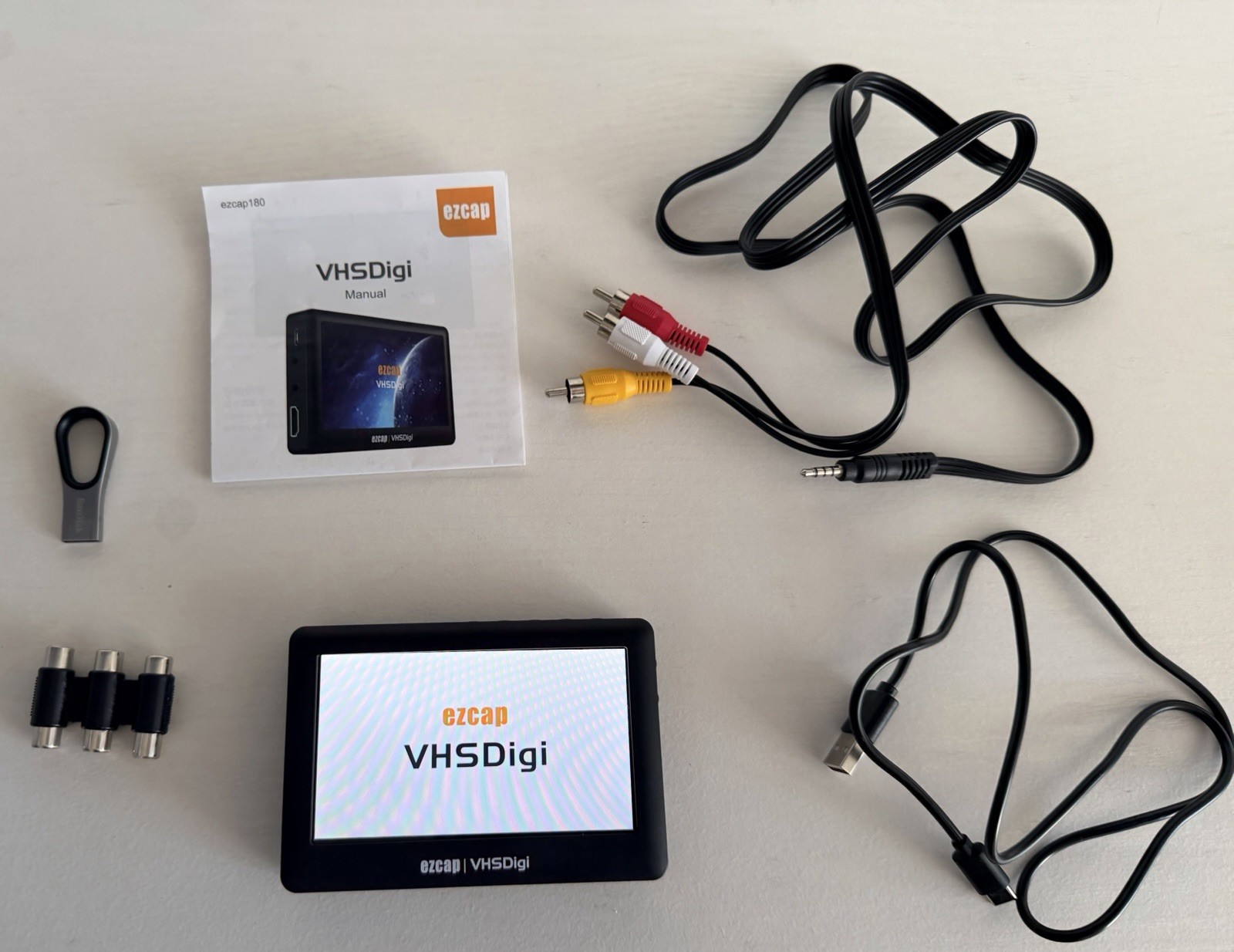 VHS to Digital Converter With  4.3 inch TFT Screen and 64GB U Disk