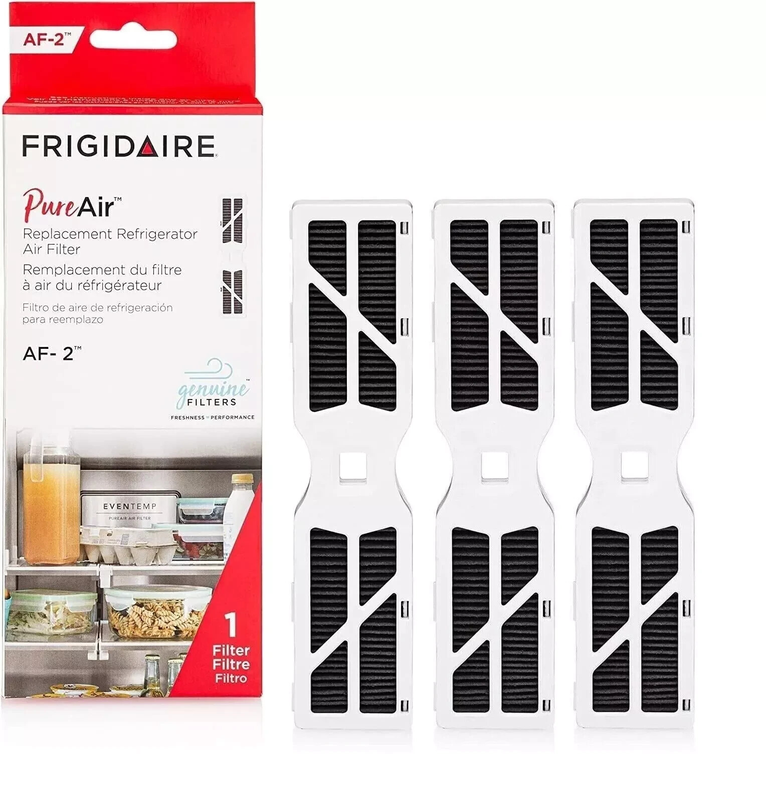 3 Pack FRGPAAF2 Pureair AF-2 Air Filter Compatible with Frigidaire FRGPAAF2 PAI