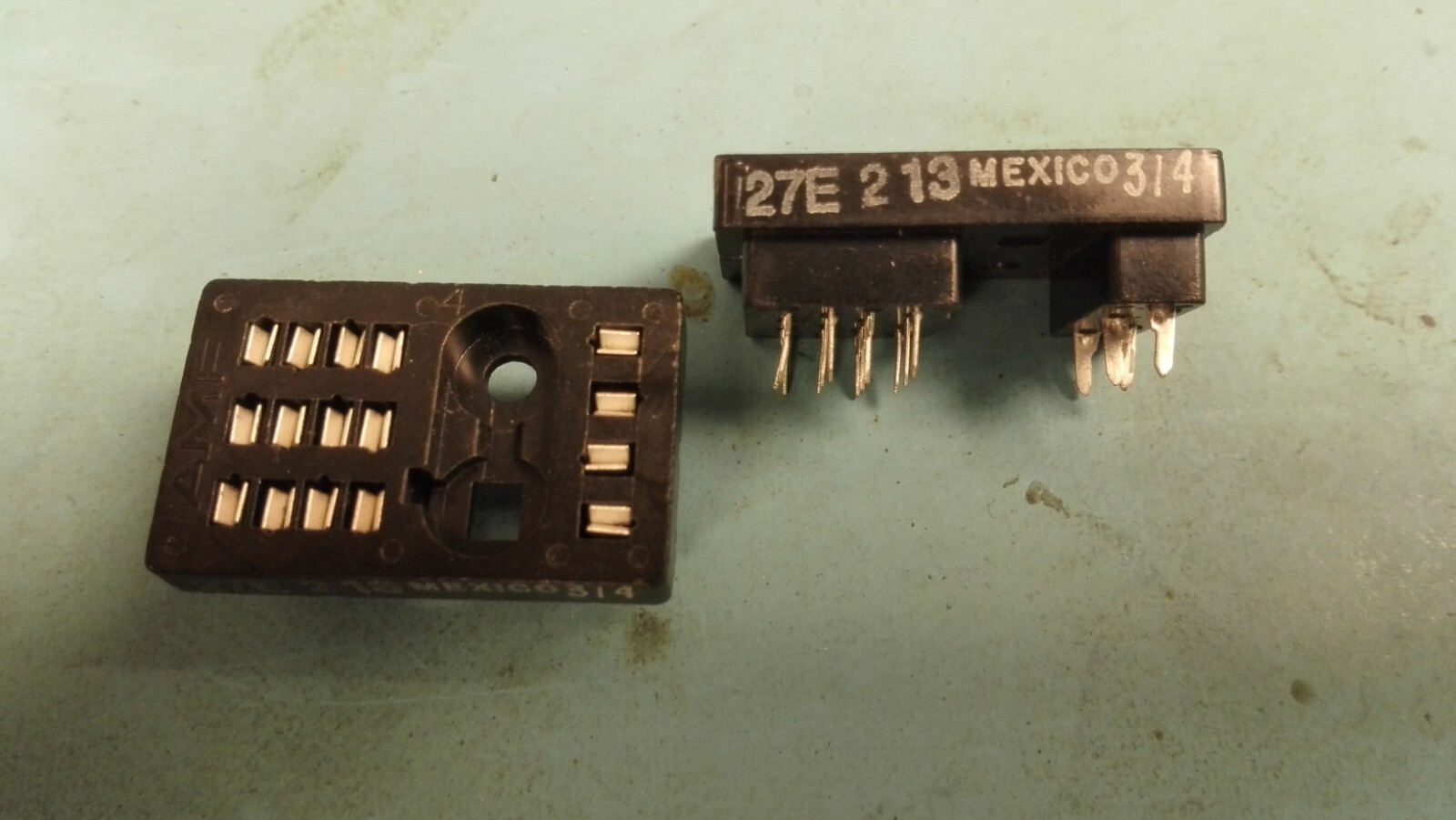 ( 1 PC ) POTTER & BRUMFIELD 27E213 RELAY SOCKET, 16 POSITIONS