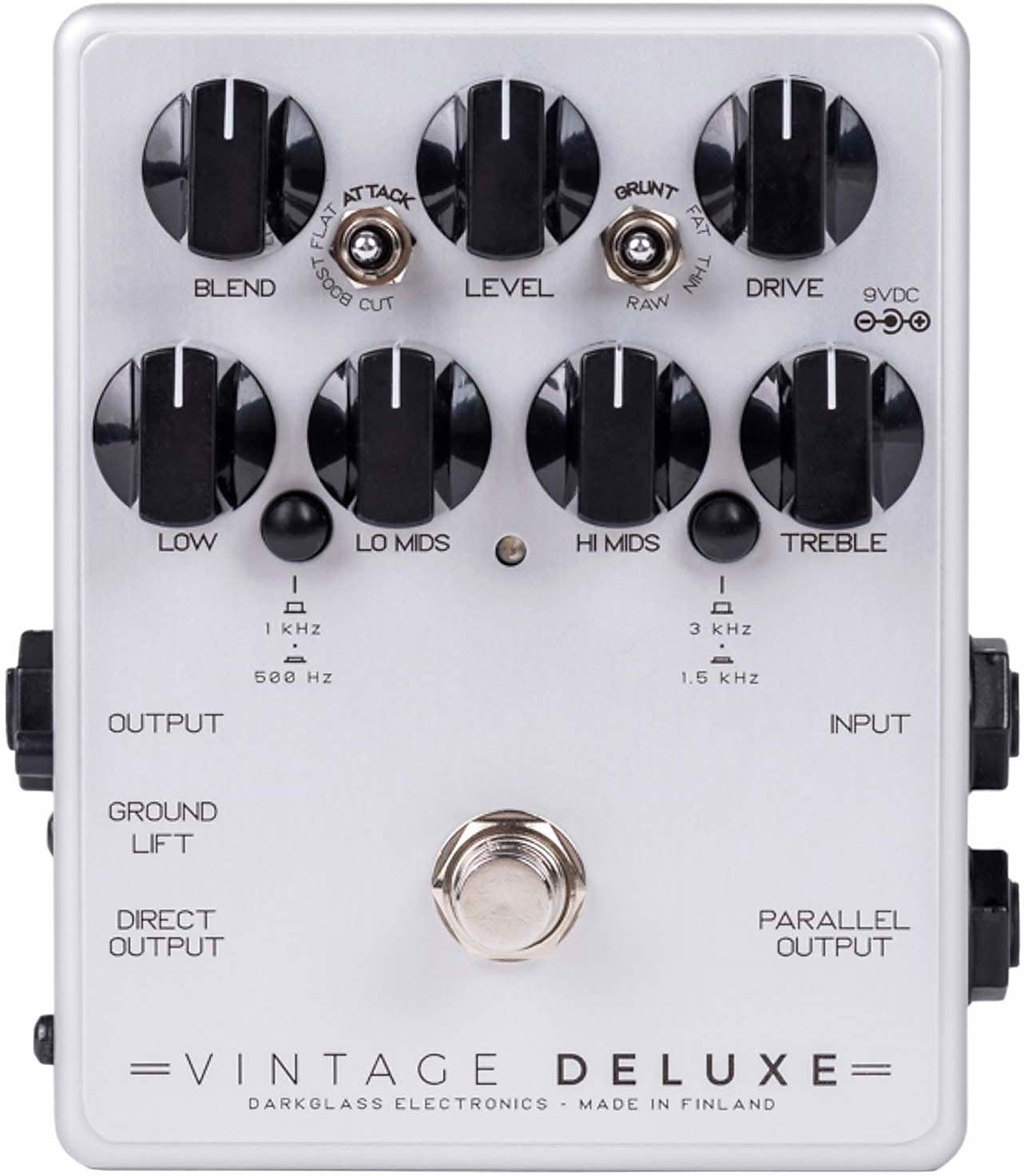 Darkglass Vintage Deluxe V3 Preamp/Distortion/DI Bass Effects Pedal