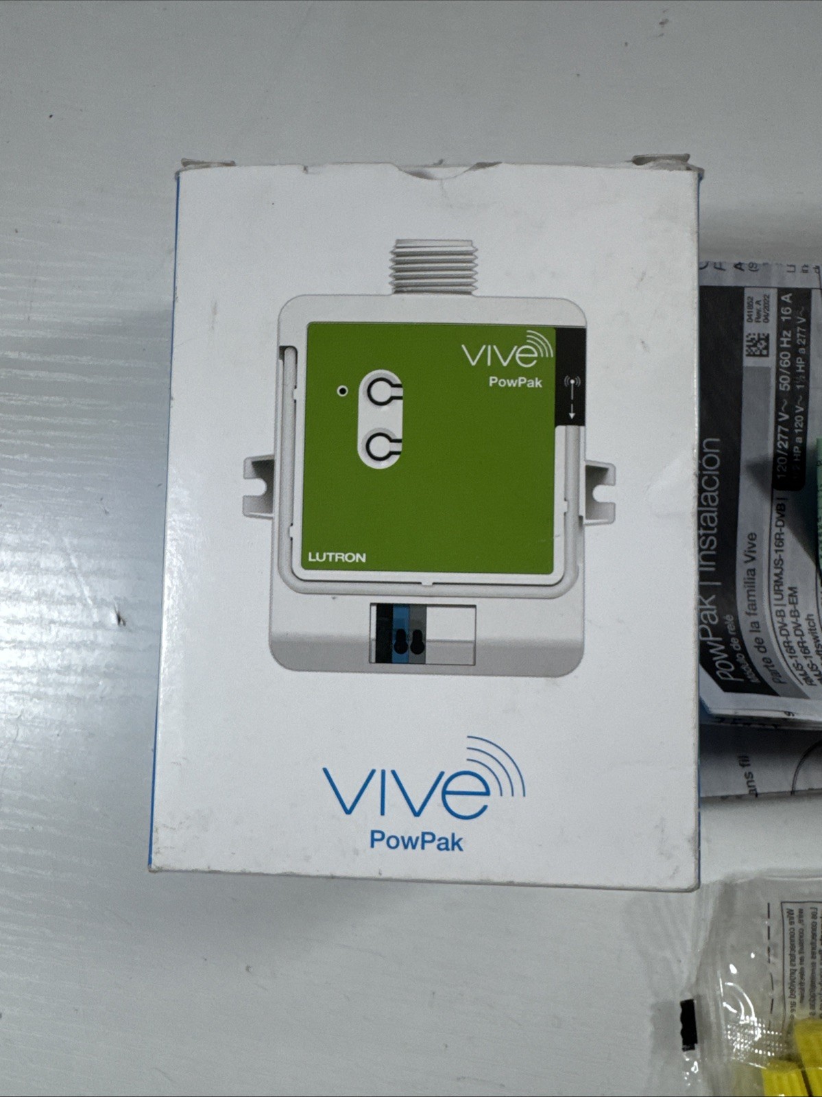 Lutron Vive PowPak Wireless Lighting Control Module RMJS8T-DV-B