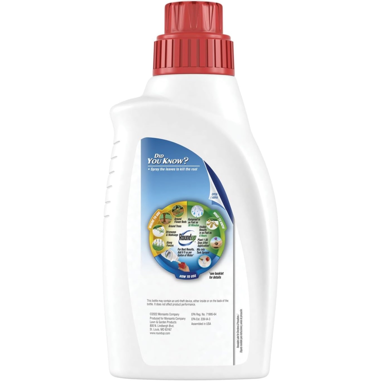 Roundup Weed & Grass Killer Concentrate, 35.2oz