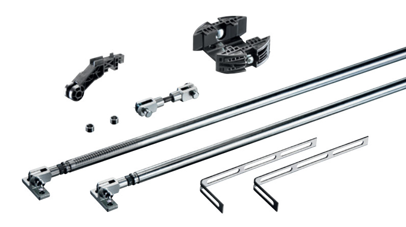 Sommer YS10171 Swing Doors Fitting Up To 9' x 6" Wide Steel Galvanized Arms