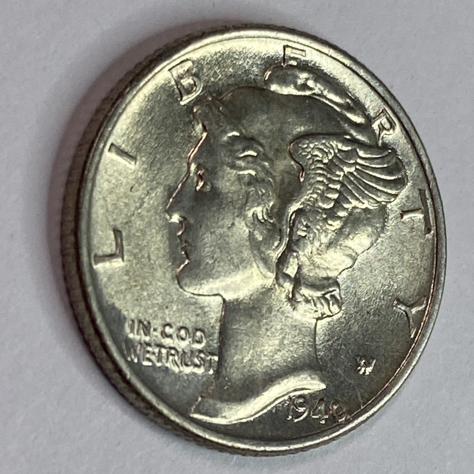 1940 10C Mercury Dime