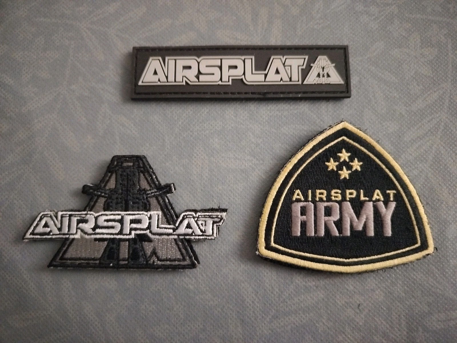 Airsplat Army Embroidered Patches Set Of 3