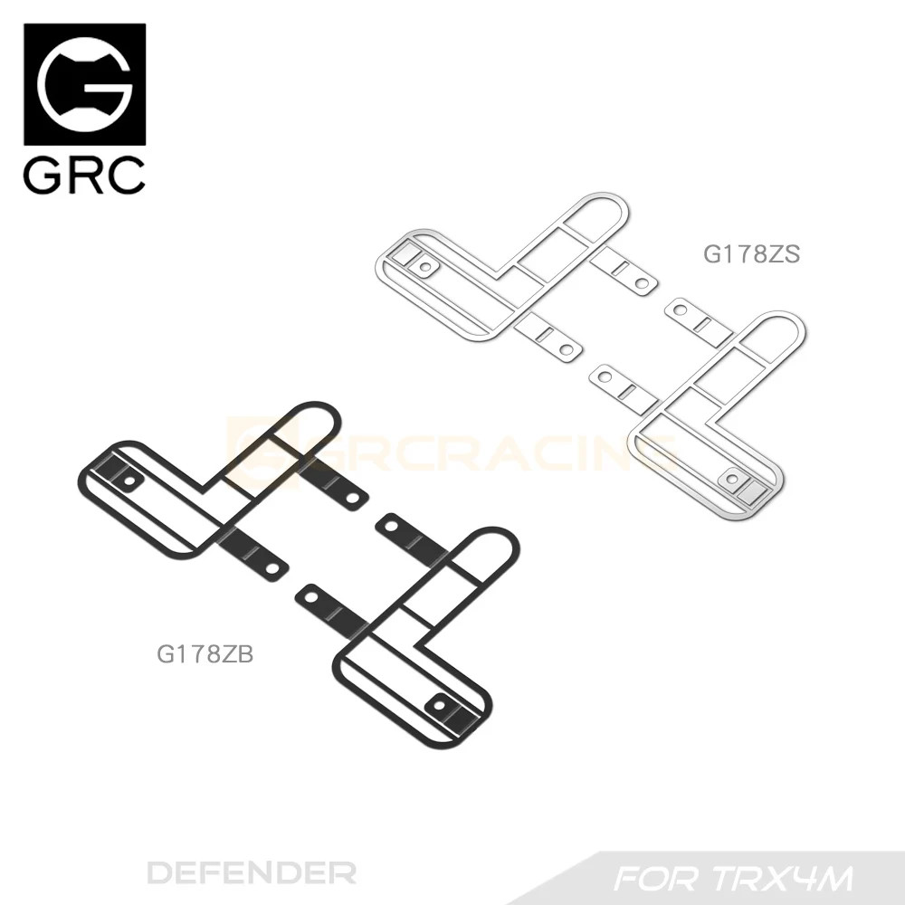 Stainless Steel Taillight Cover for TRX4M Defender Upgrade Option Parts
