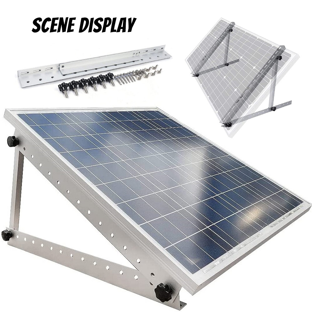 Solar Panel Mounting Brackets Adjustable Angle Solar Panel Tilt Mount Bracket US