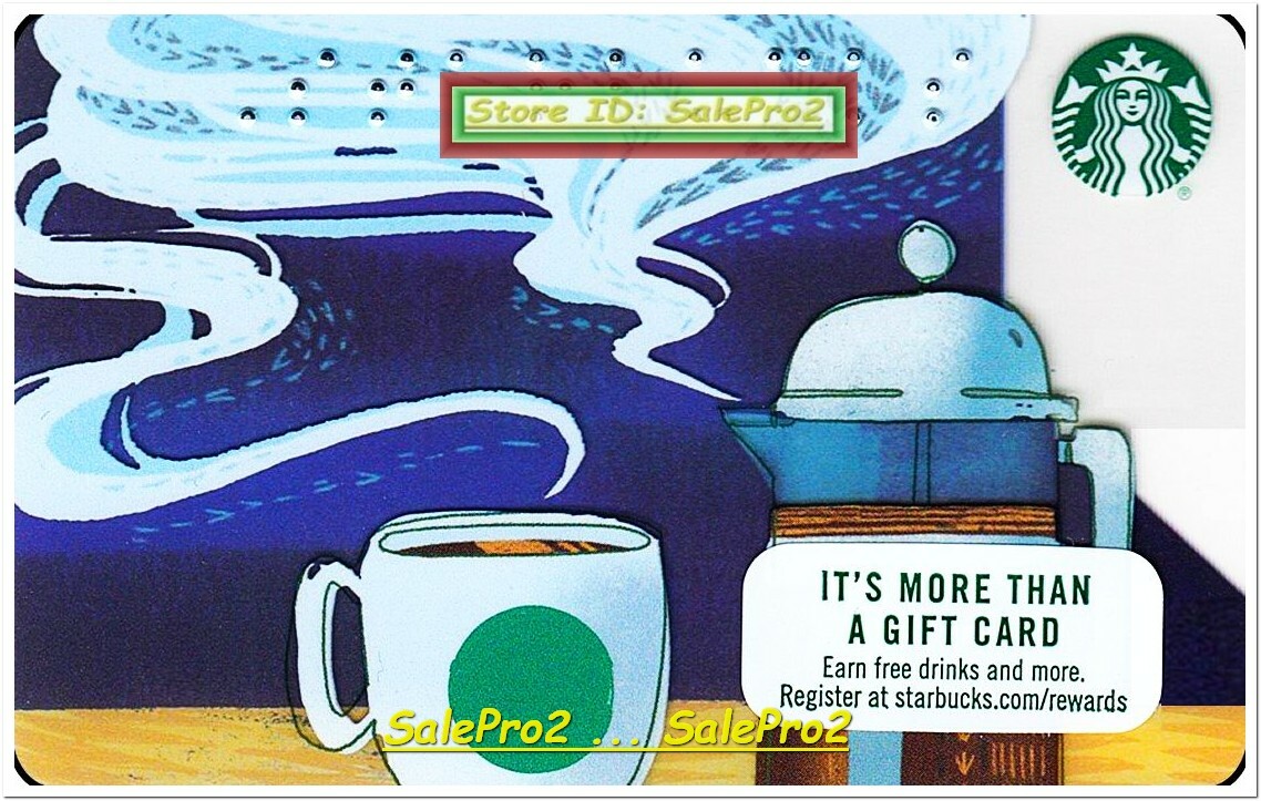 STARBUCKS COFFEE 2017 USA BRAILLE BLIND AWARENESS RARE US COLLECTIBLE GIFT CARD