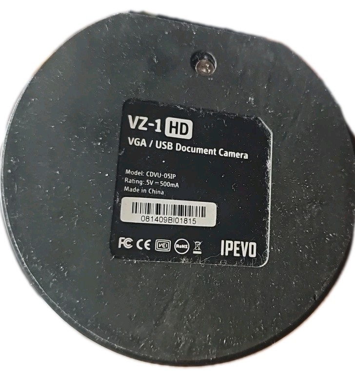IPEVO VZ-1 HD VGA / USB Dual-Mode Document ONLY Camera