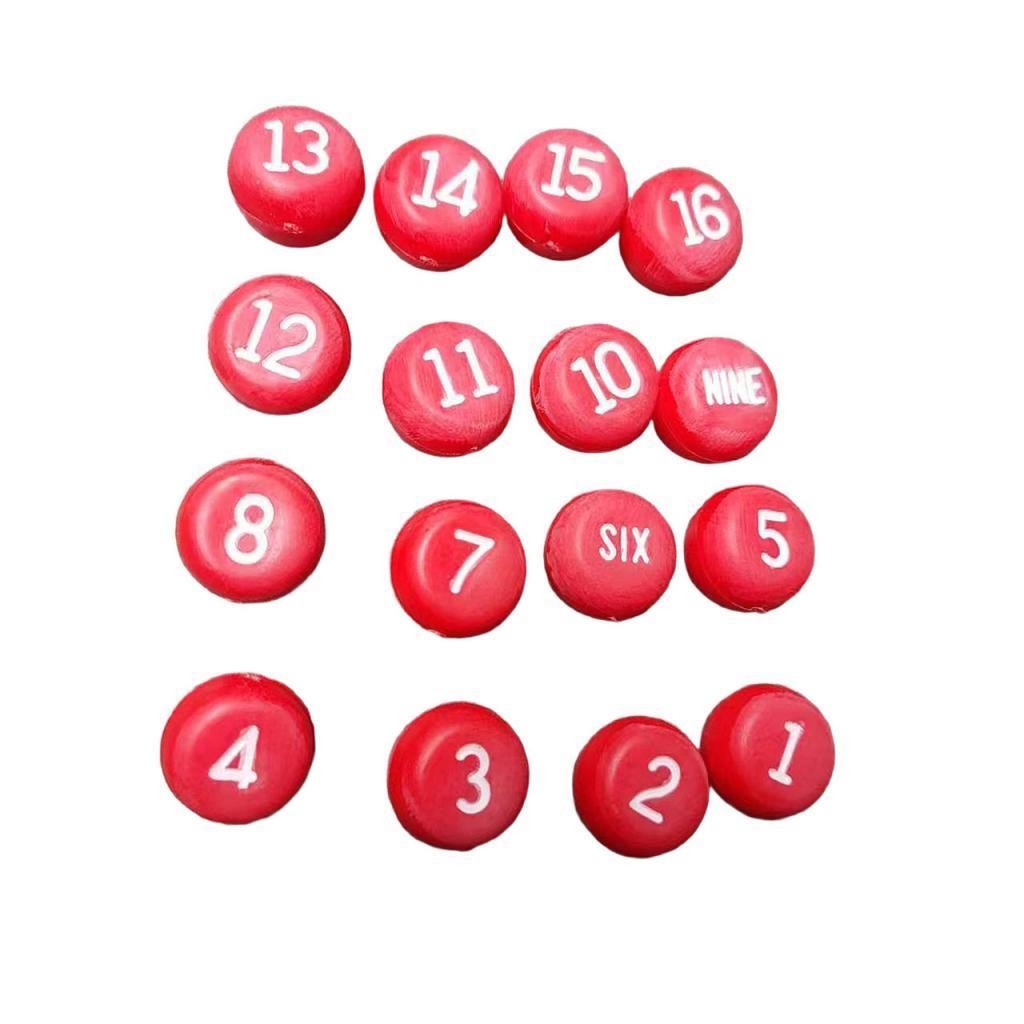 Tally Balls Billiard Tally Peas 1 Set Universal Billiards Numbered Ball Billiard