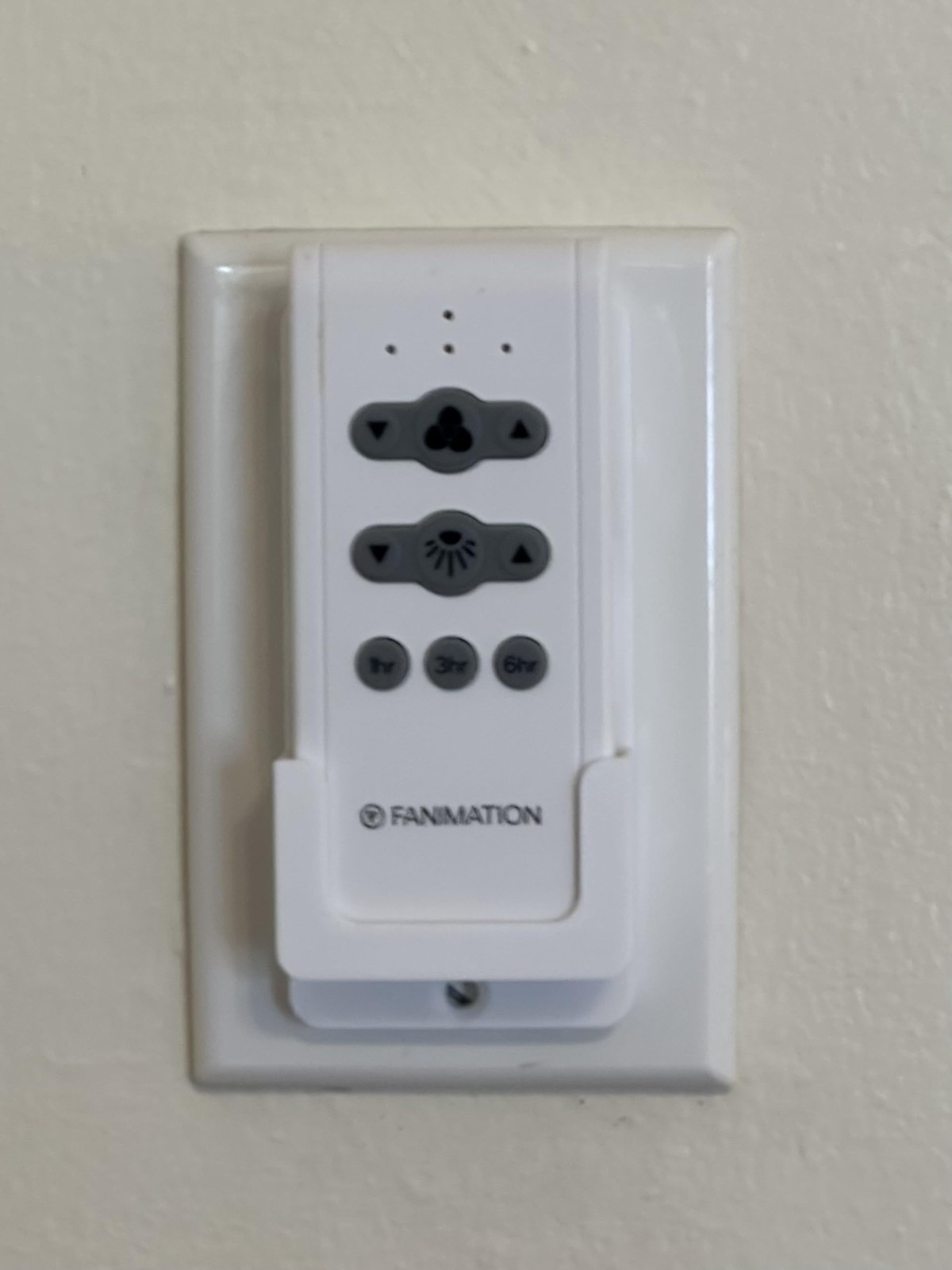 Replacement Wall Mount Holder Compatible with Fanimation CR500 Remote Control...