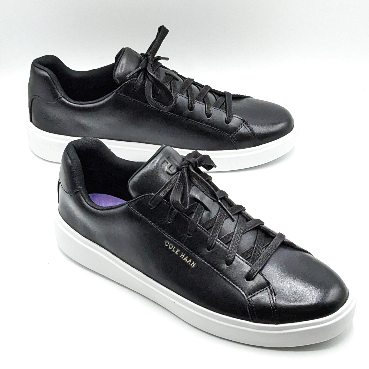 Cole Haan “Grand Crosscourt Daily Sneaker” Women’s Leather Shoe (Black) 7 & 8.5