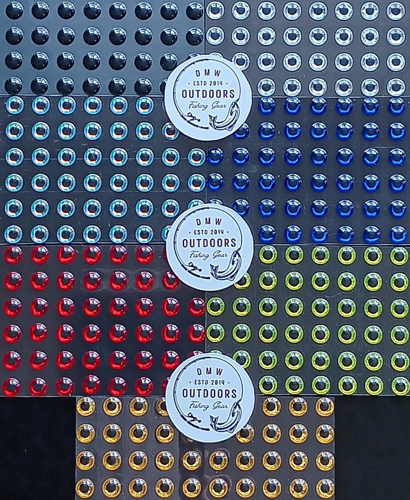 3D Fish Eyes-Holographic-Multi Sizes & Colors Available-Fly Tying-Lures-Jigs