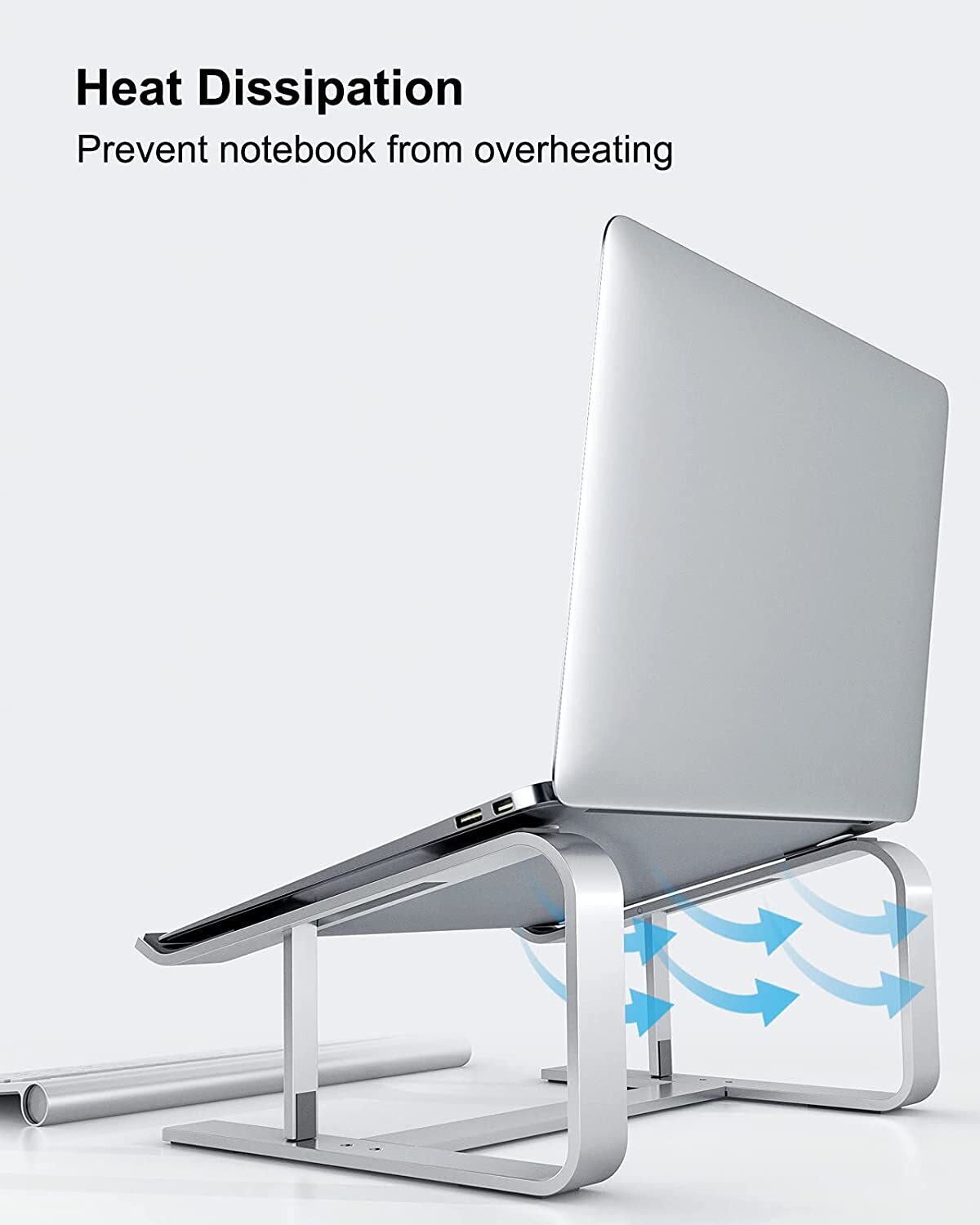Laptop Stand, Computer Stand for Laptop, Aluminium Laptop Riser, Ergonomic Lapto