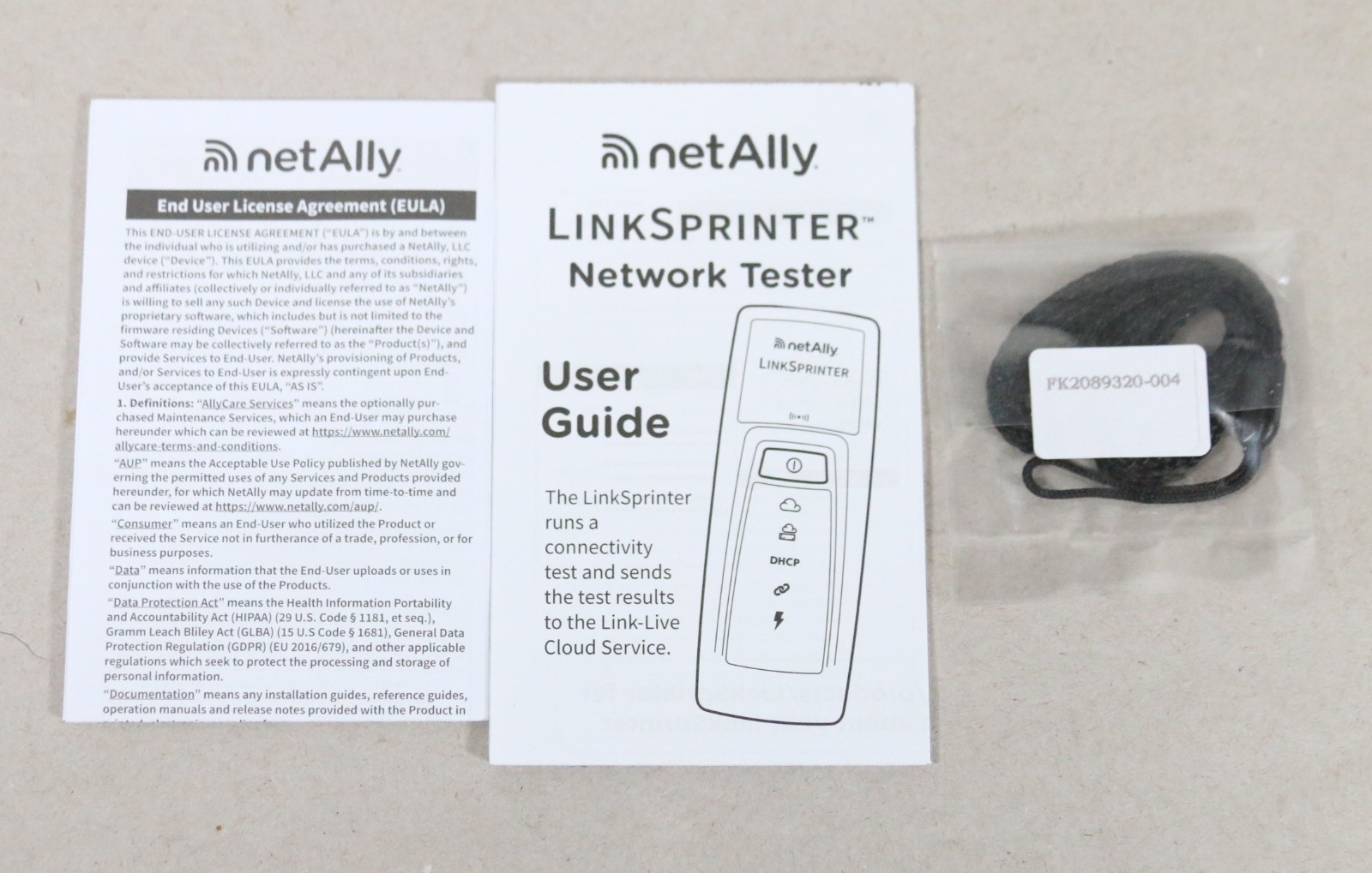 NetAlly LinkSprinter 300 Pocket Wired Network Ethernet Tester LSPRNTR300 - NEW