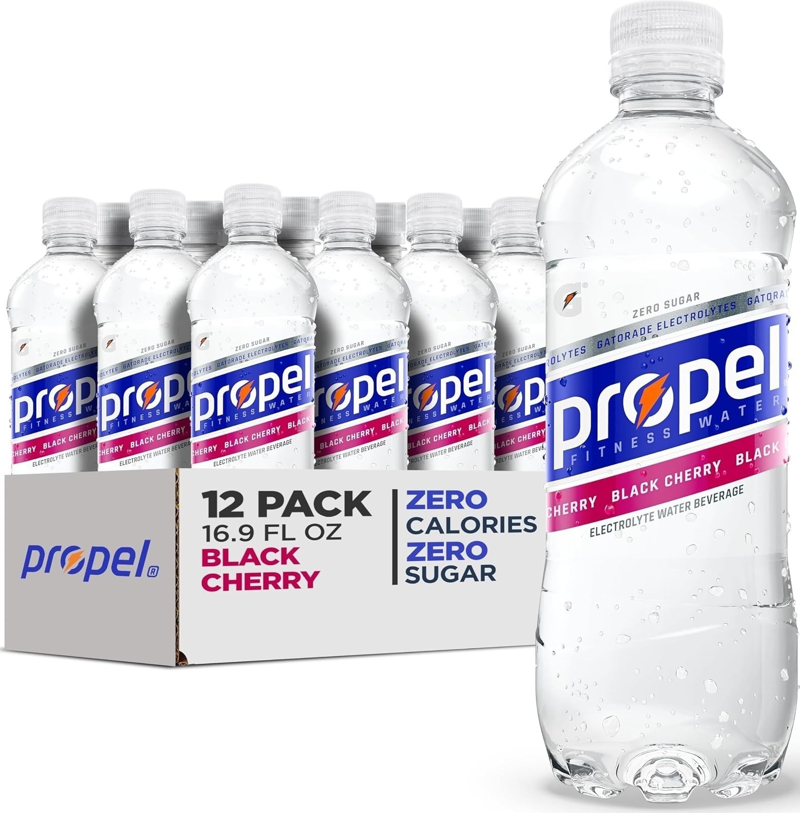 Propel Electrolyte Watermelon Water 16.9 fl oz 12 Pack Zero Sugar
